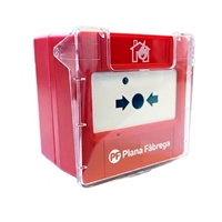 PULSADOR ANALOGICO REARMABLE PUAR-3.0.+ TAPA, SUPL. SUPERFICIE Y LLAVE
